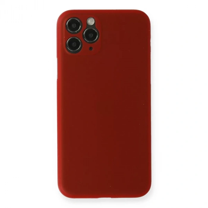 İphone 11 Pro Max Kılıf Pp Ultra İnce Kapak - Kırmızı