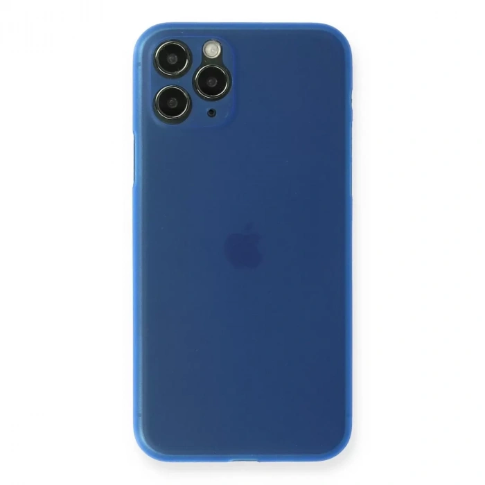 İphone 11 Pro Max Kılıf Pp Ultra İnce Kapak - Mavi