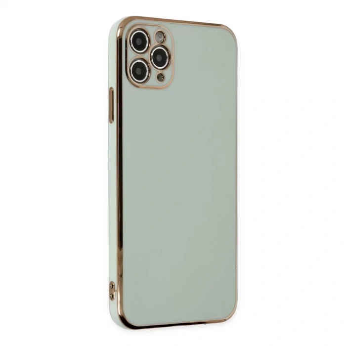 İphone 11 Pro Max Kılıf Volet Silikon - Açık Yeşil