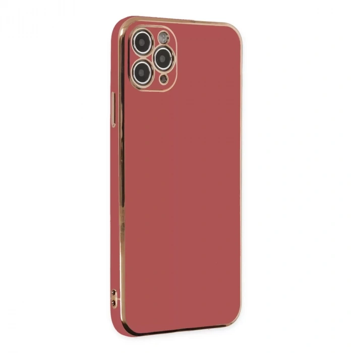 İphone 11 Pro Max Kılıf Volet Silikon - Kırmızı