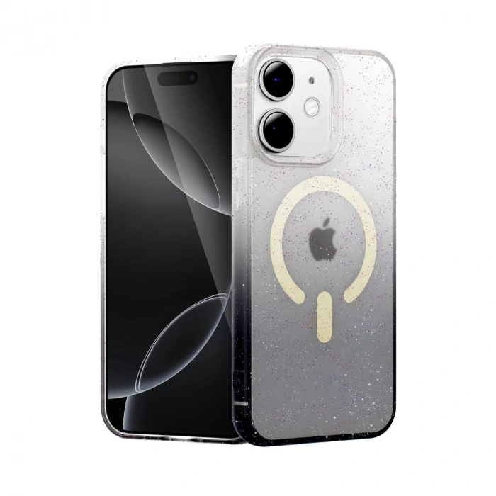 İphone 11 Pummel Shiny Magsafe Kapak - Siyah