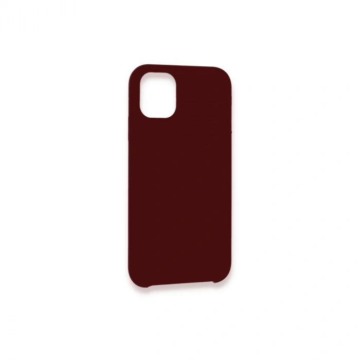 İphone 12 Kılıf Lansman Legant Silikon - Bordo
