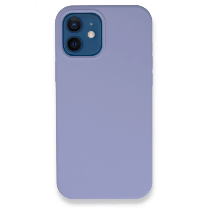 İphone 12 Kılıf Lansman Legant Silikon - Lila
