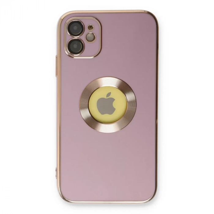 İphone 12 Kılıf Store Silikon - Mor