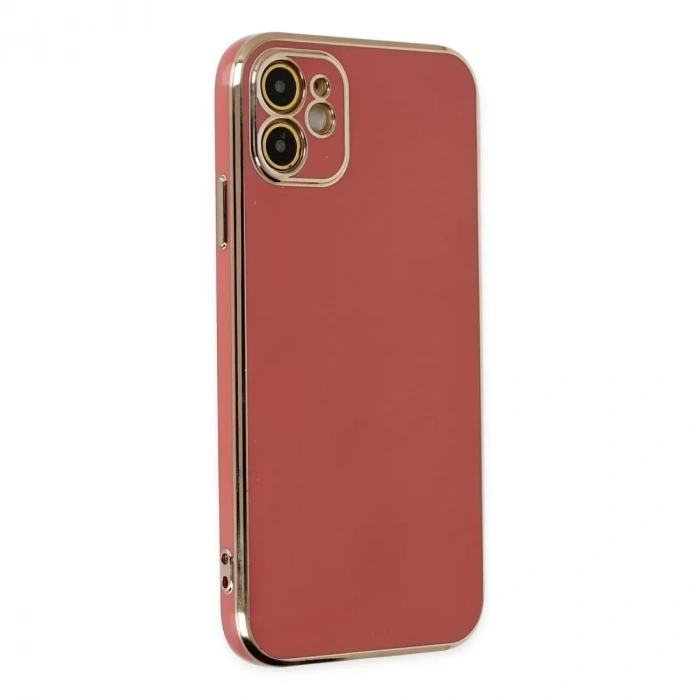 İphone 12 Kılıf Volet Silikon - Kırmızı
