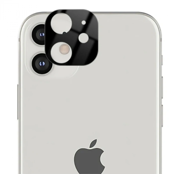İPhone 12 Mini 3D full Kaplama Tempered Cam Kamera Koruyucu-(5775)