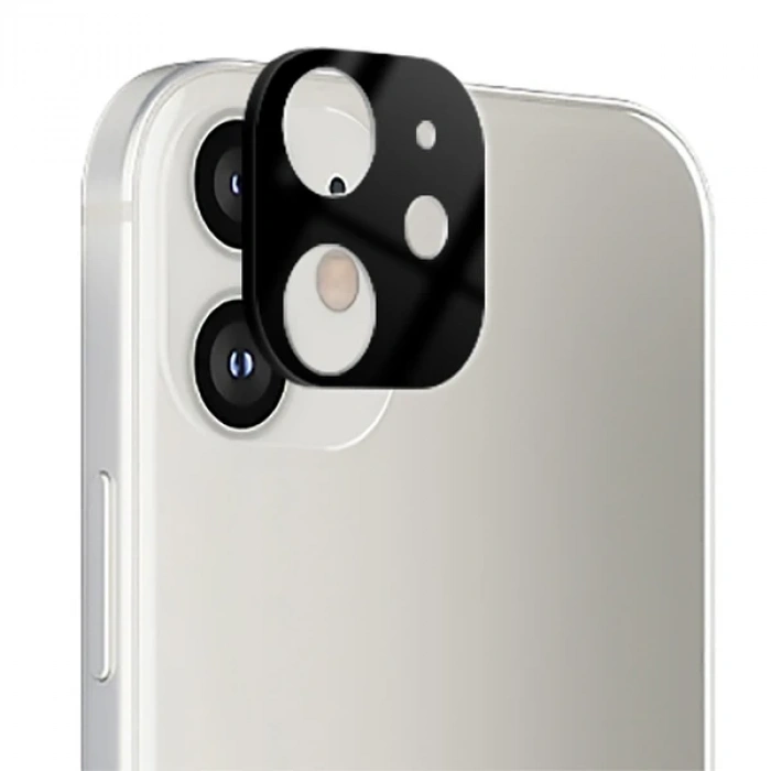 İPhone 12 Mini 3D full Kaplama Tempered Cam Kamera Koruyucu-(5775)