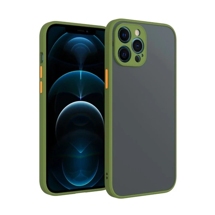 iPhone 12 Pro 6.1inç Kamera Korumalı Premium Silikon Kılıf-(5775)