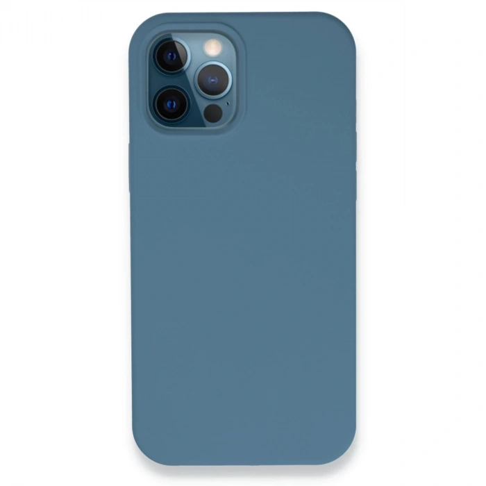 İphone 12 Pro Kılıf Lansman Legant Silikon - Açık Mavi