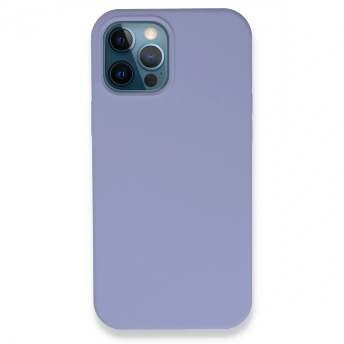 İphone 12 Pro Kılıf Lansman Legant Silikon - Lila
