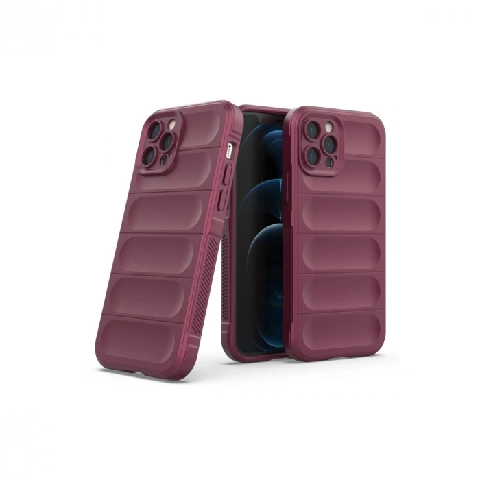İphone 12 Pro Kılıf Optimum Silikon - Bordo
