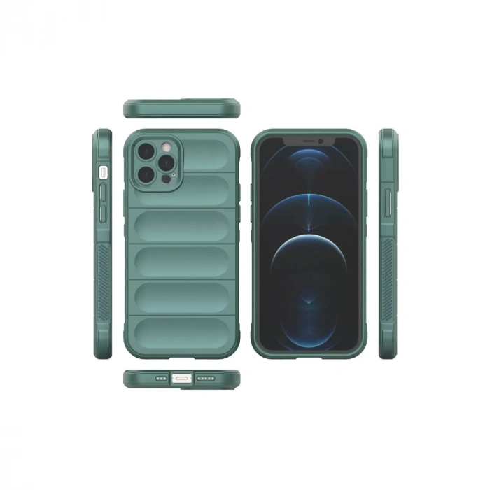 İphone 12 Pro Kılıf Optimum Silikon - Koyu Yeşil