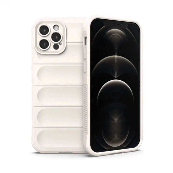 İphone 12 Pro Kılıf Optimum Silikon - Krem