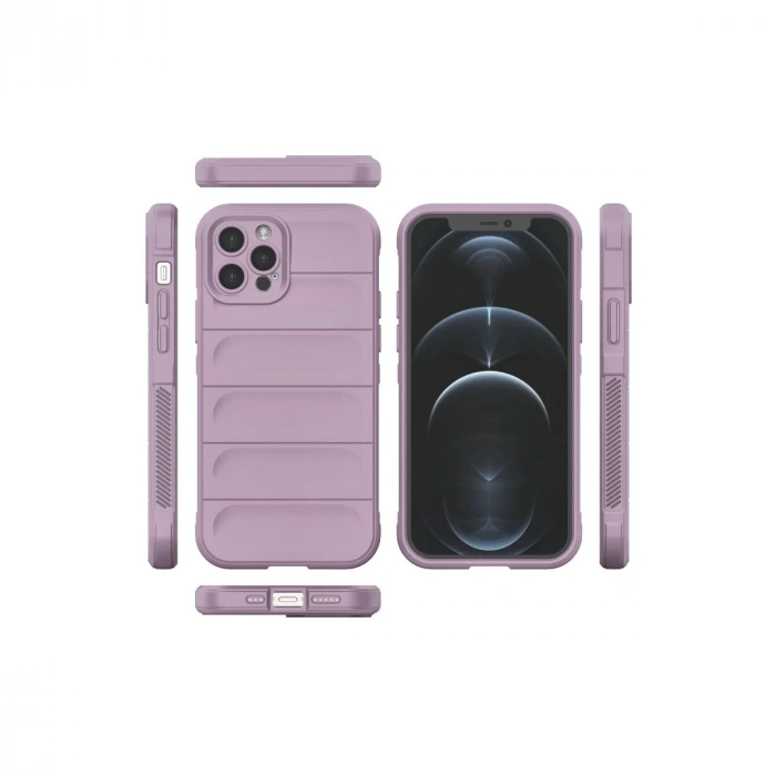 İphone 12 Pro Kılıf Optimum Silikon - Mor