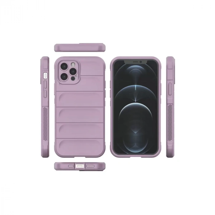 İphone 12 Pro Kılıf Optimum Silikon - Mor