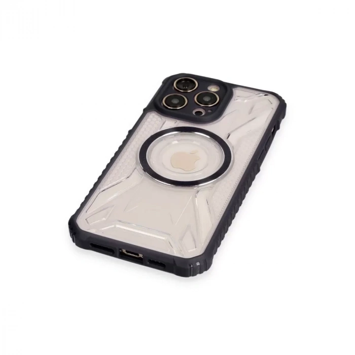 İphone 12 Pro Kılıf Prag Magneticsafe Kapak - Siyah