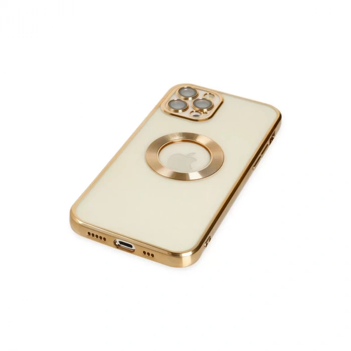 İphone 12 Pro Kılıf Slot Silikon - Gold