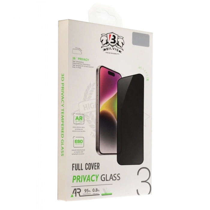 İphone 12 Pro Max Bilvis 3d Hayalet Cam Ekran Koruyucu