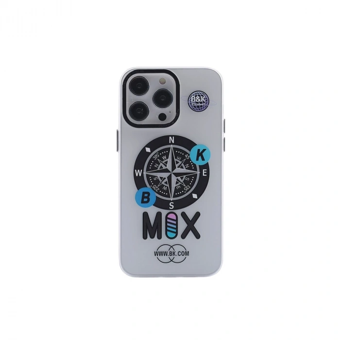 İphone 12 Pro Max Kılıf Apollo Magneticsafe Desenli Kapak - Apollo Şeffaf - 3