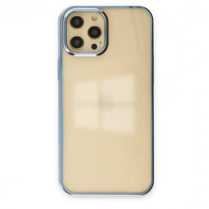 İphone 12 Pro Max Kılıf Element Silikon - Mavi