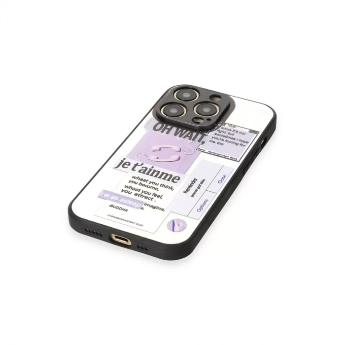 İphone 12 Pro Max Kılıf Mirror Desenli Kapak - Mirror - 4