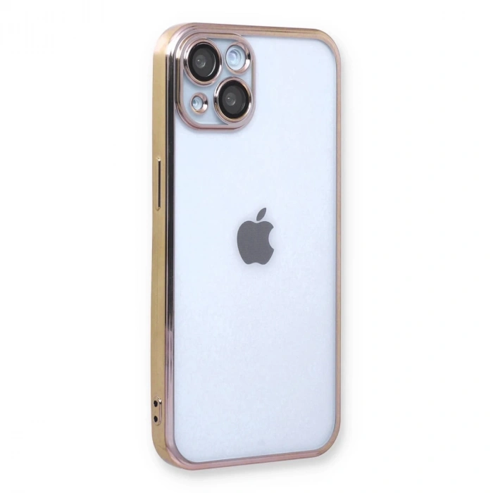İphone 13 Kılıf Razer Lensli Silikon - Gold