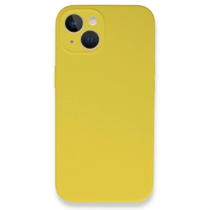 İphone 13 Mini Kılıf Lansman Legant Silikon - Sarı