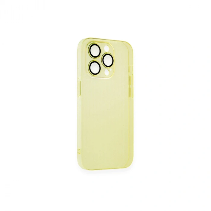 İphone 13 Pro Kılıf Armada Lensli Kapak - Sarı