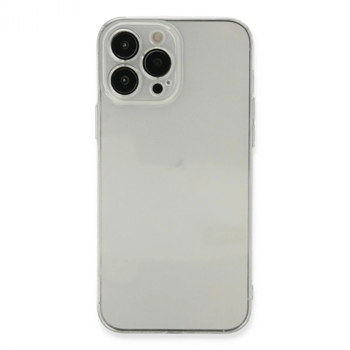 İphone 13 Pro Kılıf Fly Lens Silikon - Şeffaf
