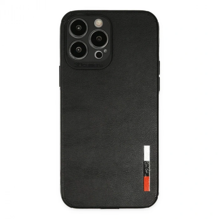 İphone 13 Pro Kılıf Loop Deri Silikon - Siyah