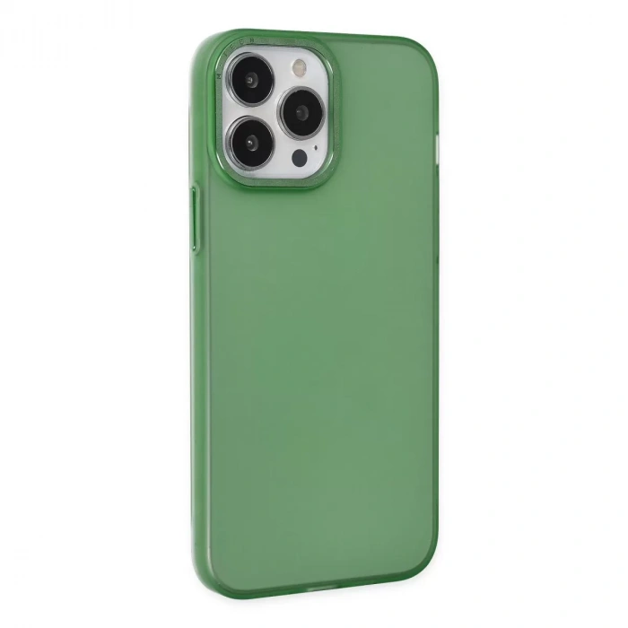 İphone 13 Pro Kılıf Modos Metal Kapak - Koyu Yeşil