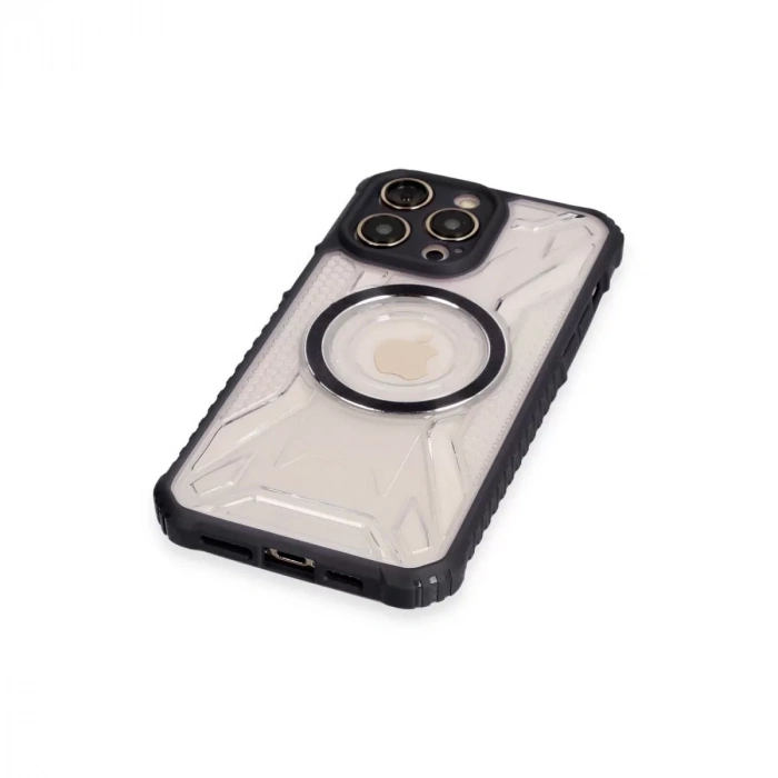 İphone 13 Pro Kılıf Prag Magneticsafe Kapak - Siyah