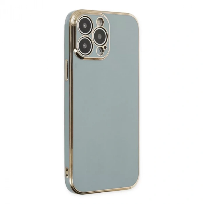 İphone 13 Pro Kılıf Volet Silikon - Açık Yeşil