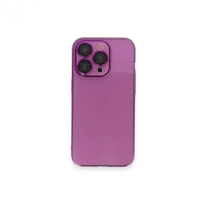 İphone 13 Pro Max Kılıf Armada Lensli Kapak - Mor