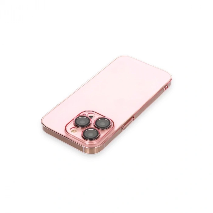 İphone 13 Pro Max Kılıf Armada Lensli Kapak - Rose Gold