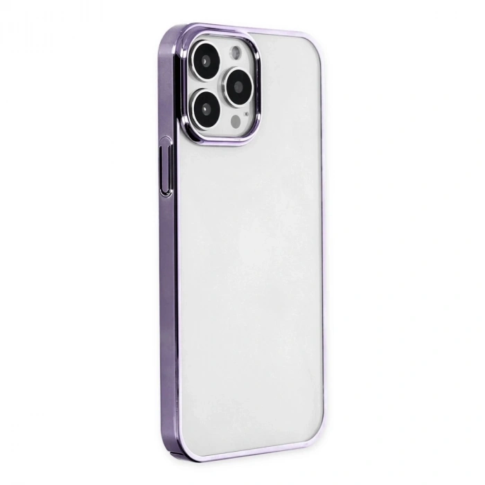 İphone 13 Pro Max Kılıf Element Silikon - Mor
