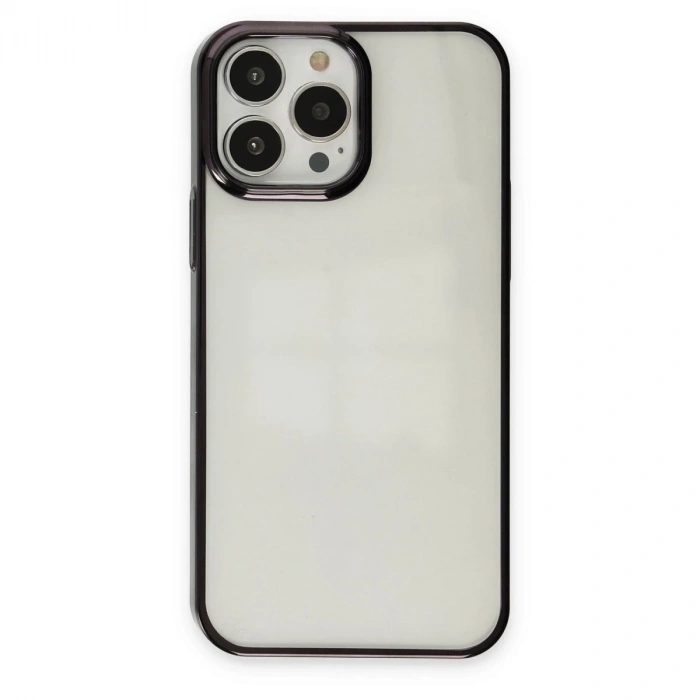 İphone 13 Pro Max Kılıf Element Silikon - Siyah