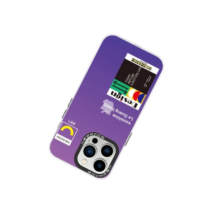 İphone 13 Pro Max Kılıf Estoril Desenli Kapak - Estoril - 4