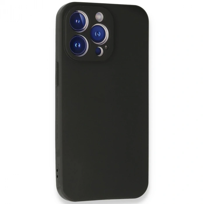 İphone 13 Pro Max Kılıf First Silikon - Siyah