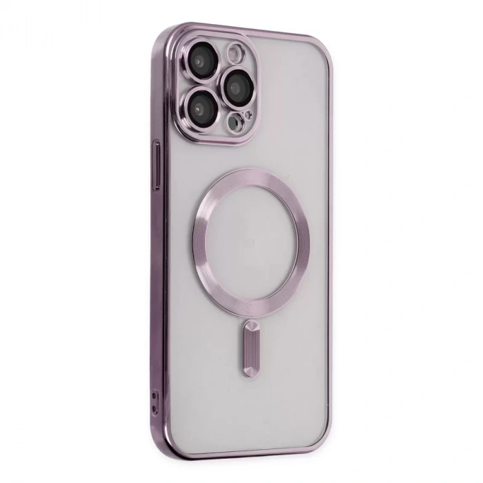 İphone 13 Pro Max Kılıf Kross Magneticsafe Kapak - Mor