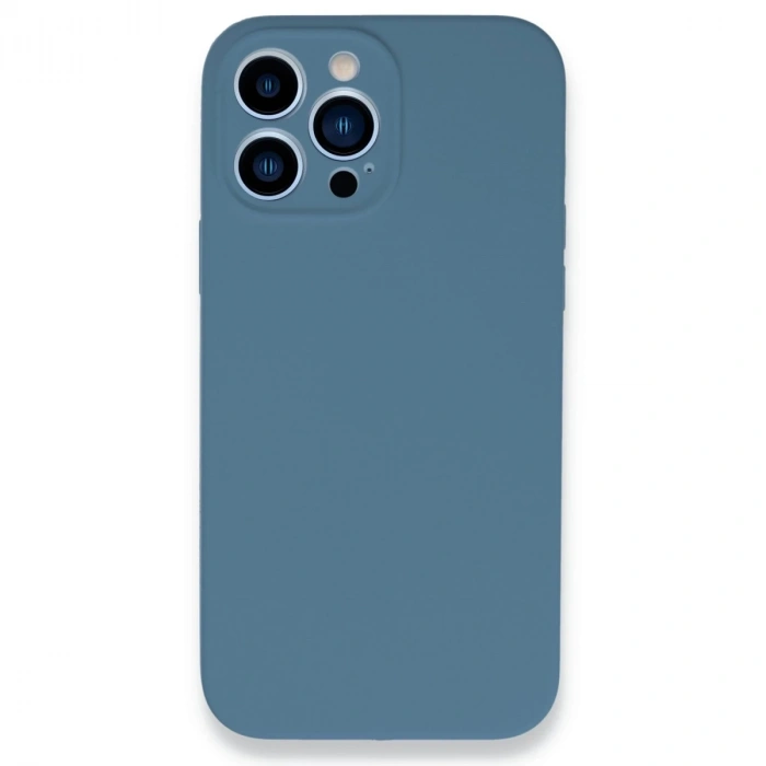İphone 13 Pro Max Kılıf Lansman Legant Silikon - Açık Mavi
