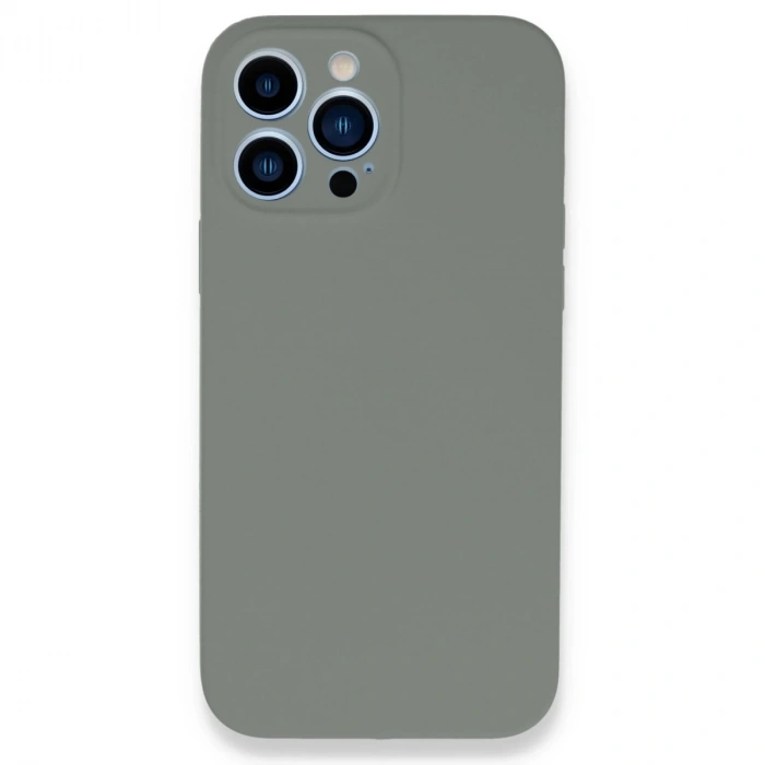 İphone 13 Pro Max Kılıf Lansman Legant Silikon - Gri