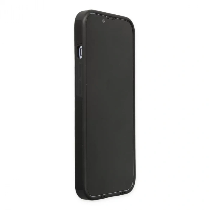 İphone 13 Pro Max Kılıf Mega Standlı Silikon - Siyah