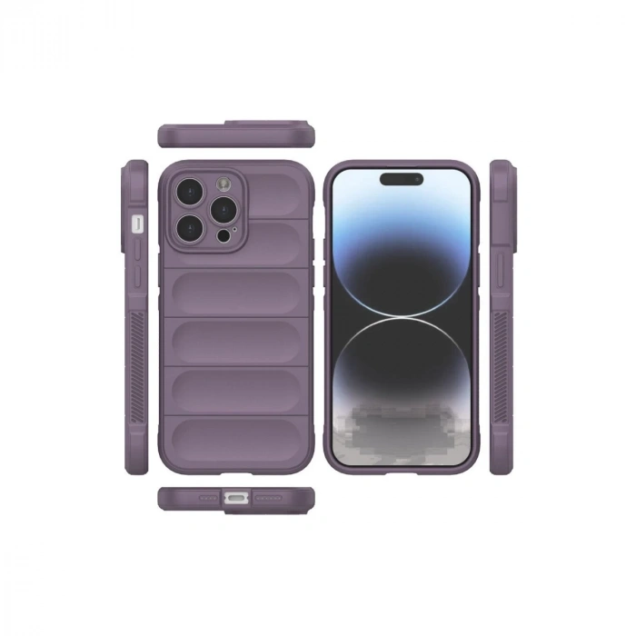 İphone 13 Pro Max Kılıf Optimum Silikon - Mor