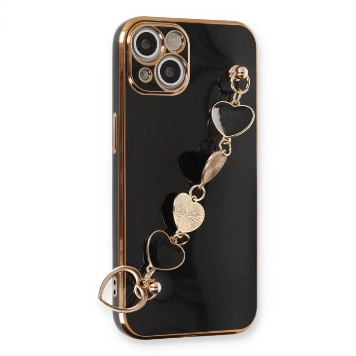 İphone 14 Kılıf Esila Silikon - Siyah