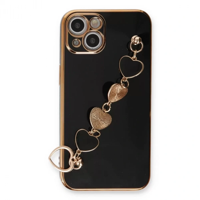 İphone 14 Kılıf Esila Silikon - Siyah