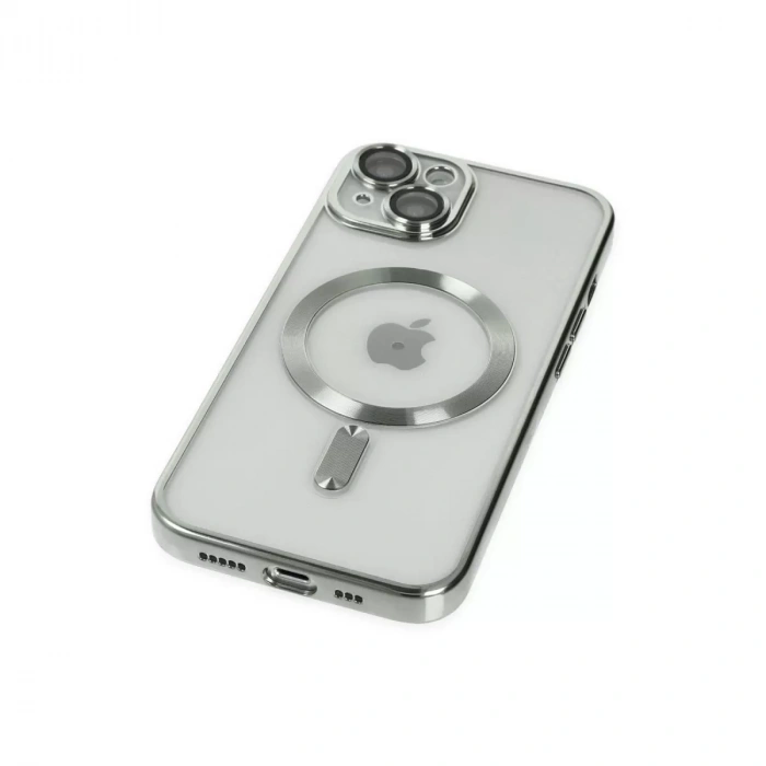 İphone 14 Kılıf Kross Magneticsafe Kapak - Gümüş