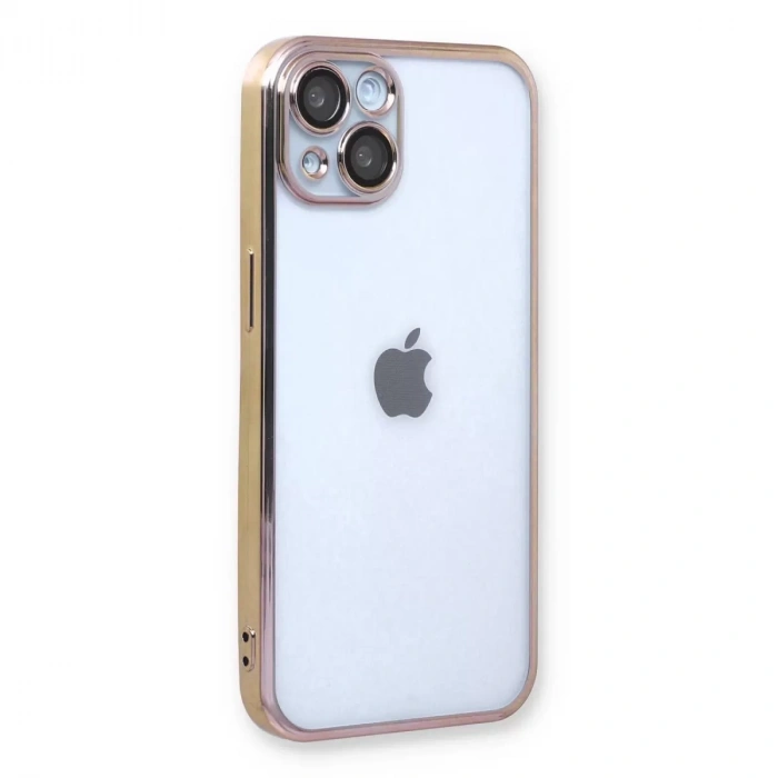 İphone 14 Kılıf Razer Lensli Silikon - Gold