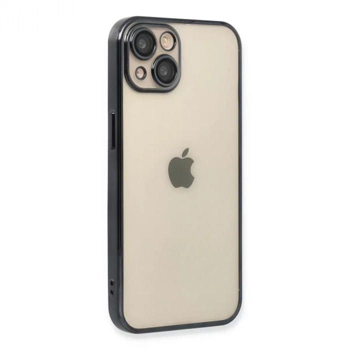 İphone 14 Kılıf Razer Lensli Silikon - Siyah