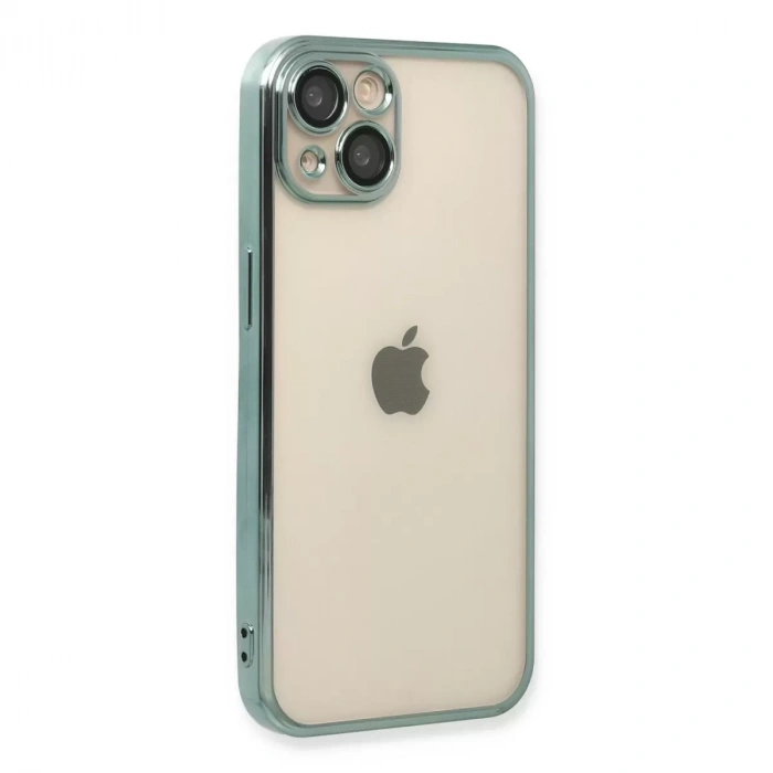 İphone 14 Kılıf Razer Lensli Silikon - Yeşil